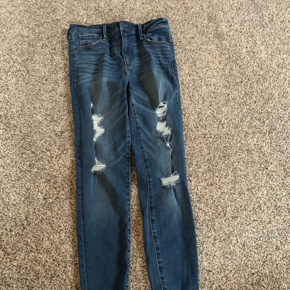 abercrombie high waisted jeans